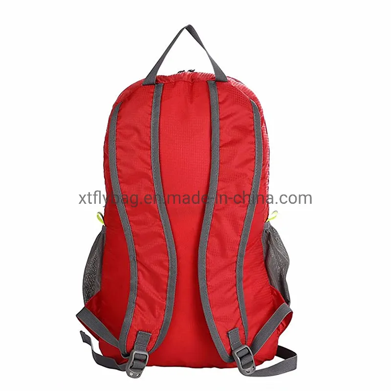 Trendy Style Travel Backpack Durable Waterproof Nylon Hiking Daypack Foldable Backpack with Large Internal Space