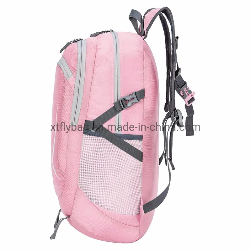 Water Resistant Polyester Travel Backpack Super Lightweight Packable Hiking Backpack with Small Storage Pocket Unisex Daypack