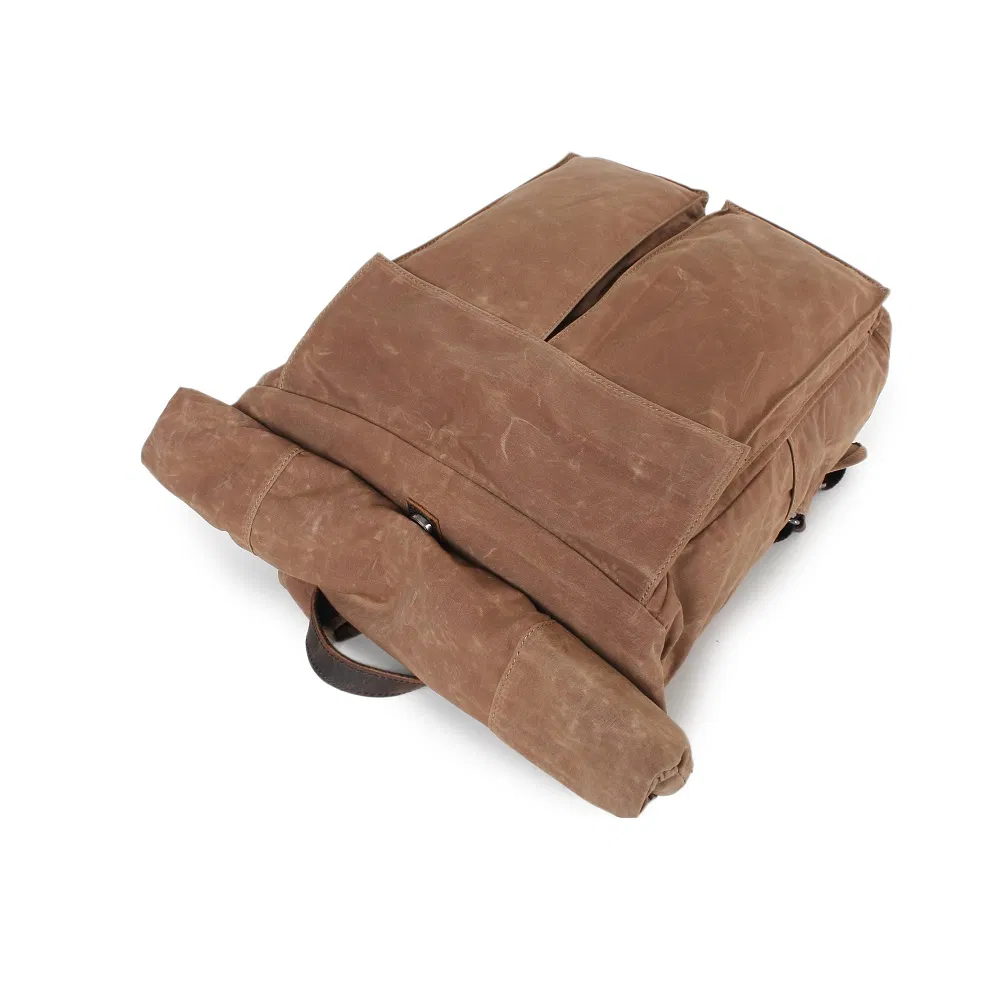 Waterproof Canvas Big Capacity Vintage Travel Backpack (RSF-2050)