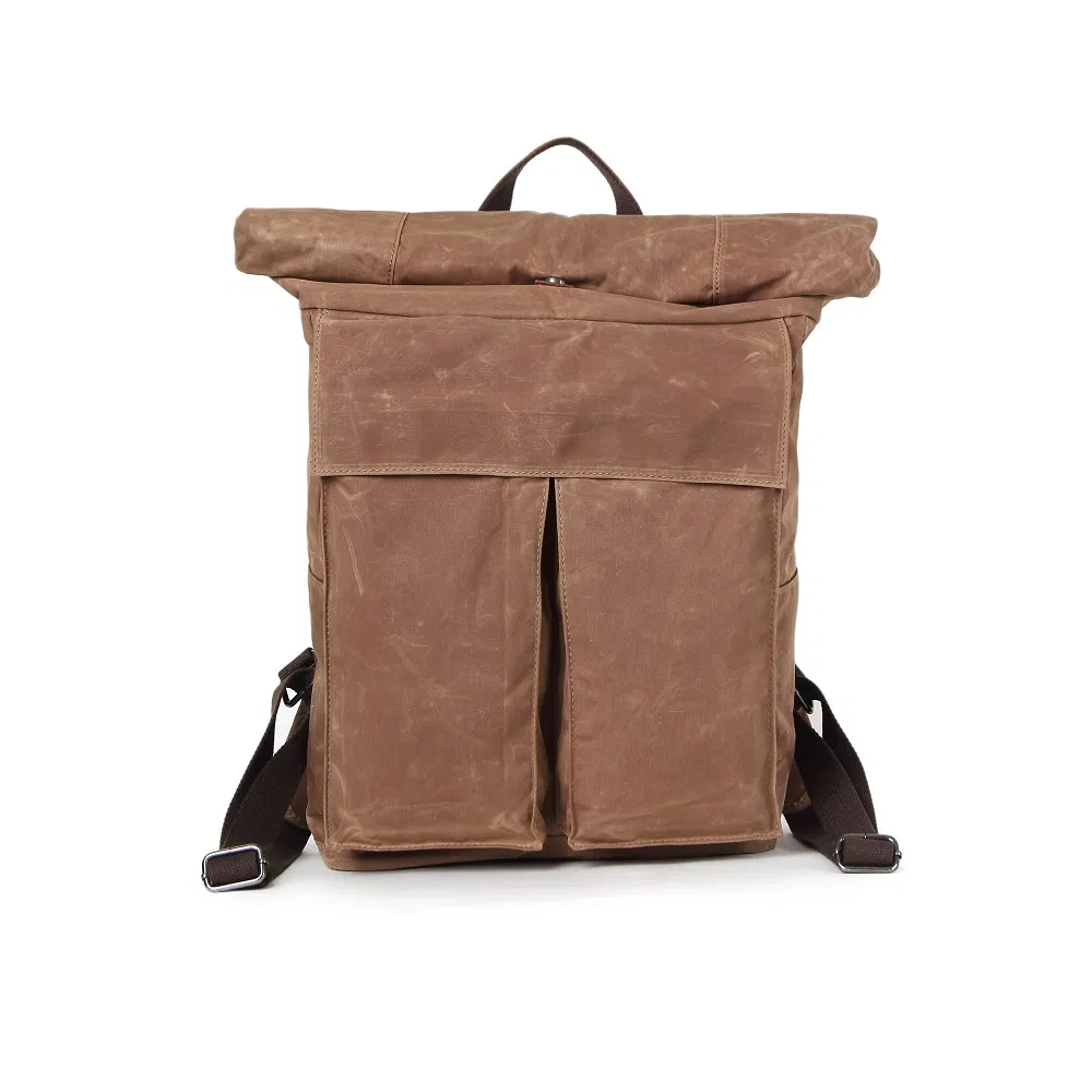 Waterproof Canvas Big Capacity Vintage Travel Backpack (RSF-2050)