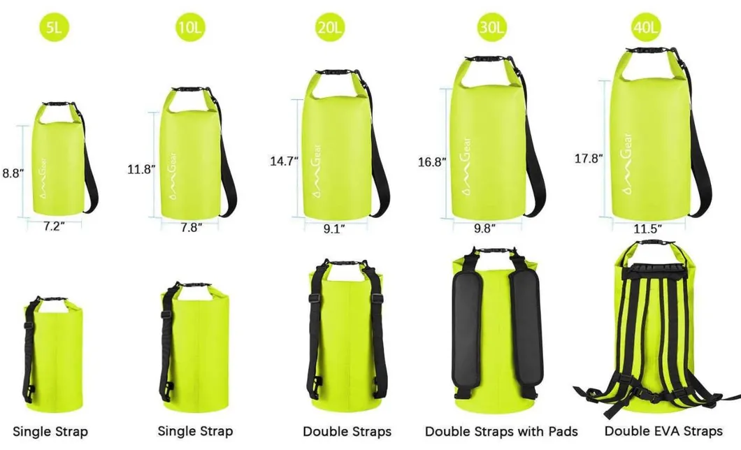 Waterproof Dry Bag Backpack Waterproof Phone Pouch Floating Dry Sack for Kayaking Boating Sailing Canoeing Rafting