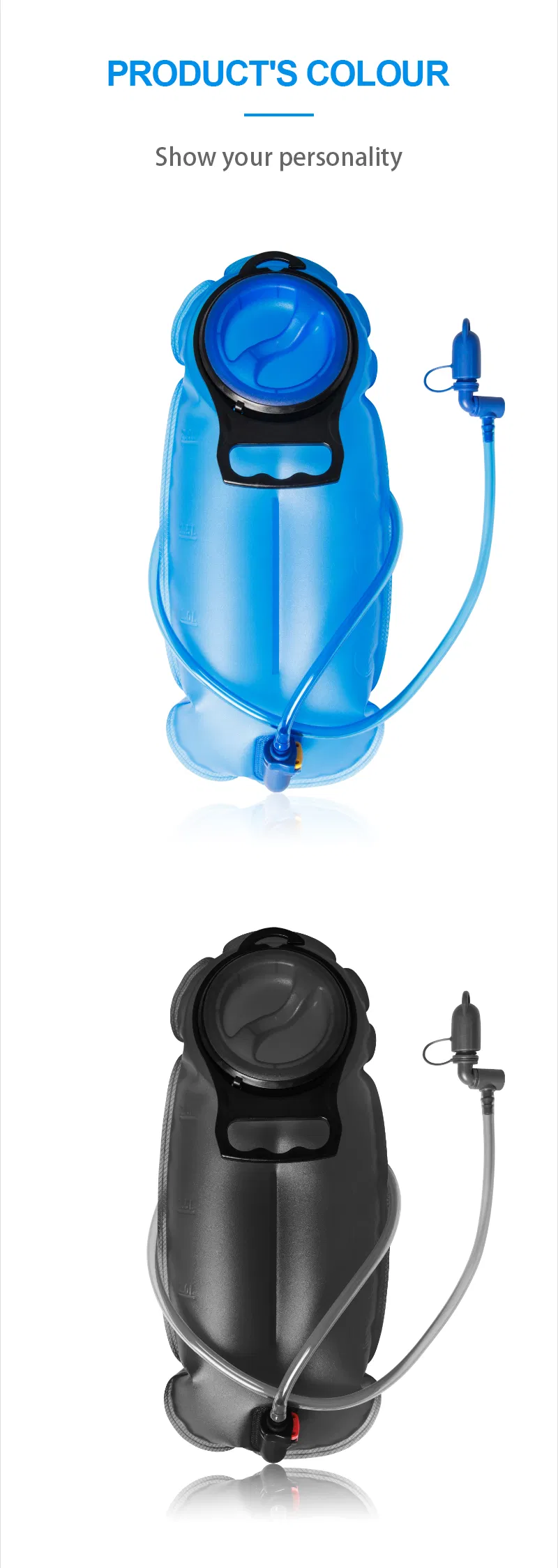 Waterproof Sports Water Bladder 3L Capacity Water Bladder 3L TPU Hydration Water Bag for Sale