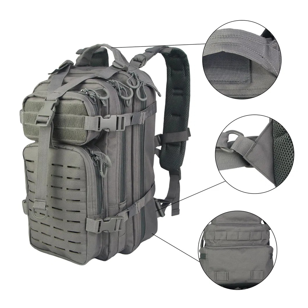 Wholesale 3 Day Small Assault Backpack Waterproof USB Camping Traveling Bags