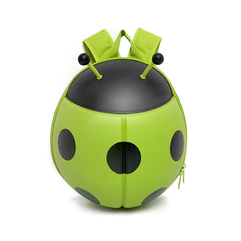 Wholesale Supercute Christmas Cute Hard Shell Ladybug Children Toys Backpack Kids School Bag