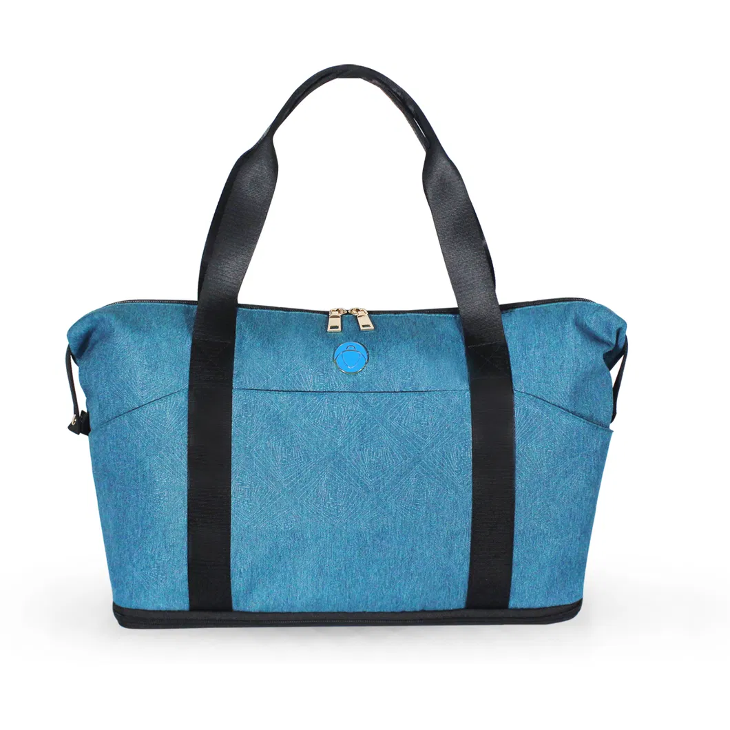 Woman Man Water-Resistant Foldable Large Capacity 39L Expandable Luggage Packing Storage Sports Tote Gym Duffel Camping Overnight Weekender Shoulder Travel Bag