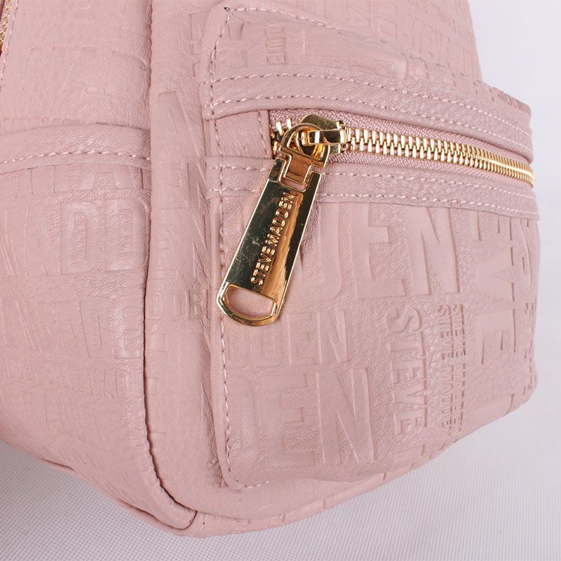 Women New Embossed PU in Pink Travel Mini Bag Traveling Backpack for Girl