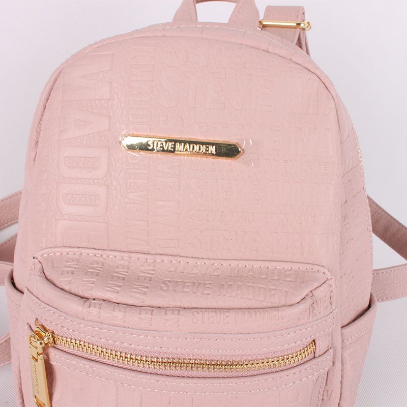 Women New Embossed PU in Pink Travel Mini Bag Traveling Backpack for Girl